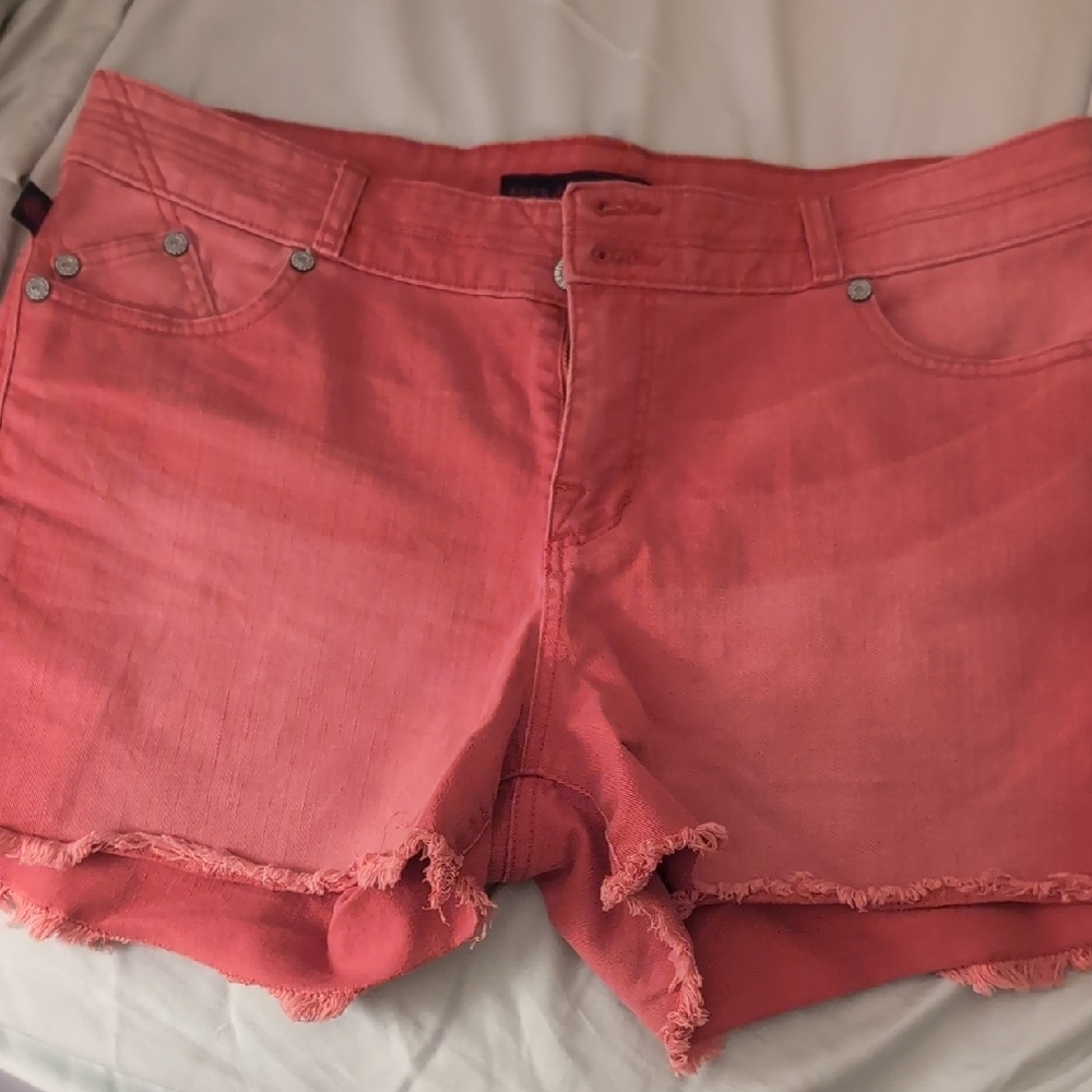 Rock And Republic Women's Coral Denim Shorts